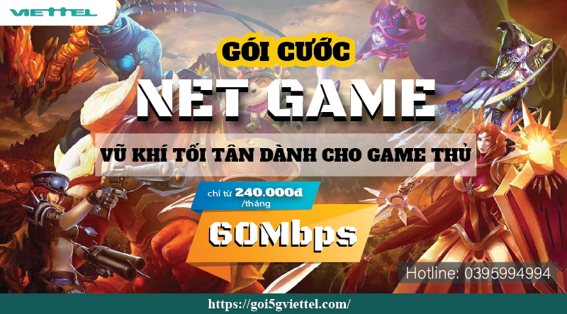 Gói Cáp Quang Net Game Viettel