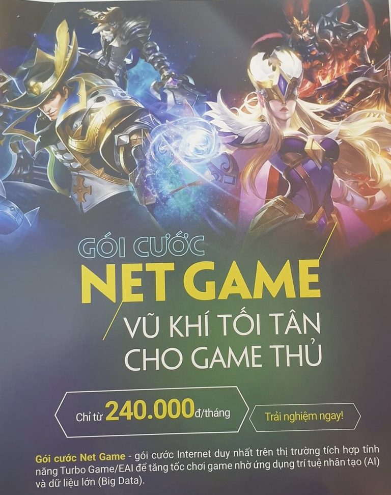 Gói Cước Net Game Viettel – Gói cáp quang dành riêng cho game thủ